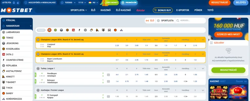 Élő futball elemzés és szorzók